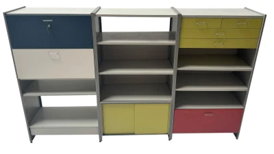 Mid-Century Modern Multi-Colored 5600 Modular Wall Unit by Cordemeyer for Gispen